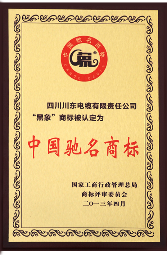 中国驰名商标